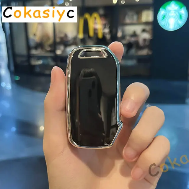 Чехол из ТПУ для автомобильного смарт-ключа для Kia Sportage 2023, Kia Ray Sorento Soul Telluride Cerato 2020 K5 K8 2022, брелок-держатель из ТПУ, брелок