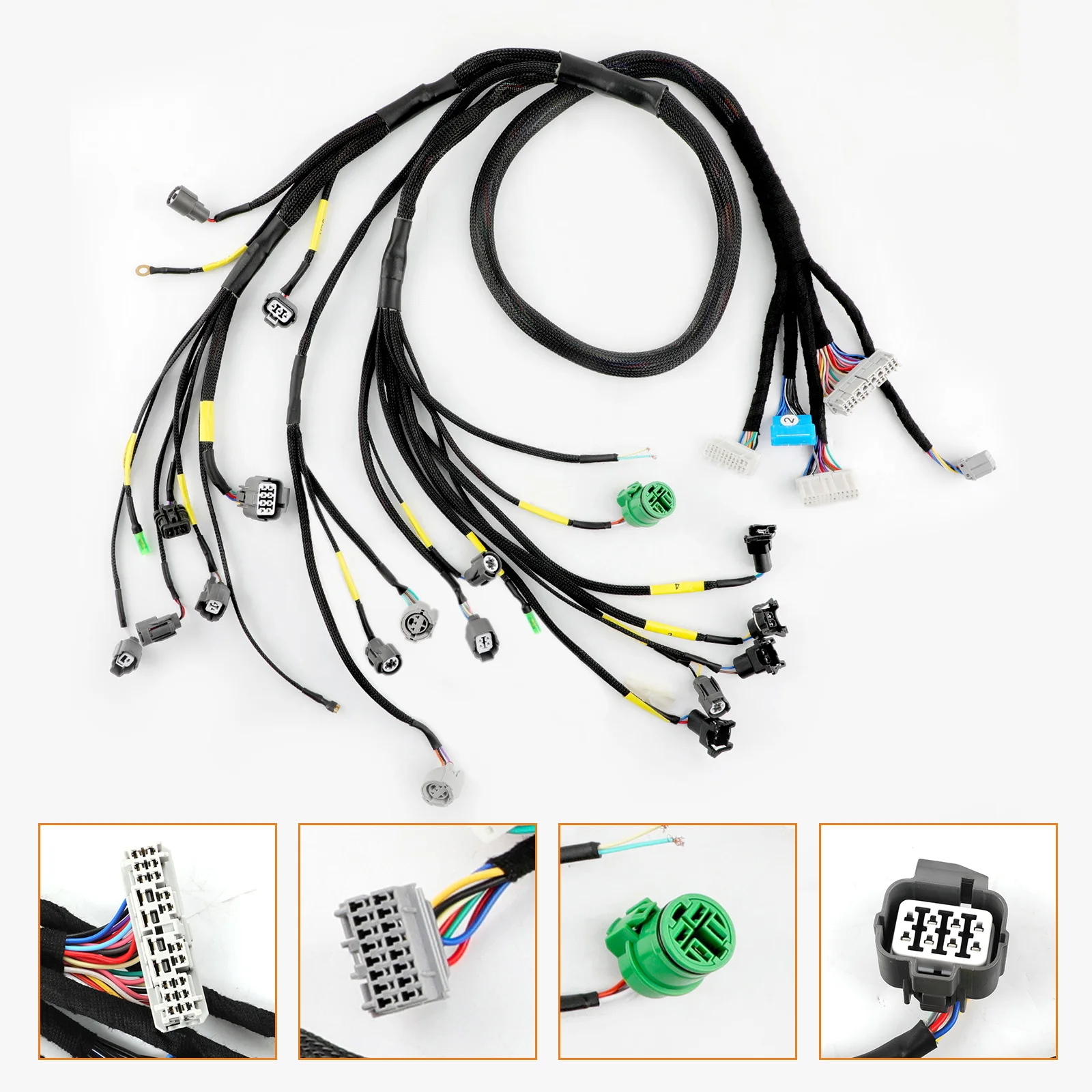 Жгут проводов двигателя MAXPEEDINGRODS для Honda Civic Integra B16/B18/D16 OBD1 бюджетный двигатель D&ampB