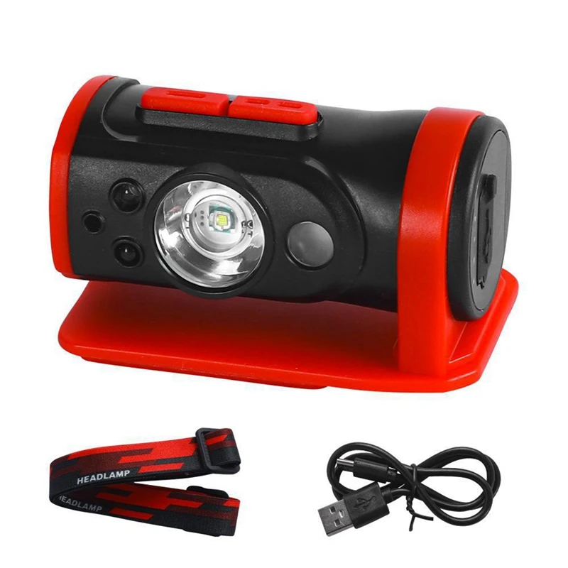 

Уличная лампа для ночной рыбалки, мощная аккумуляторная лампа для приманки, светодиодная Индуктивная головка с зажимом для крышки, лампа дл...