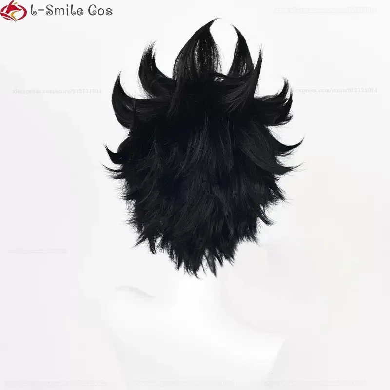 Аниме Хайкю!! Парик для косплея Nekoma High School No 1 Tetsurou Kuroo 30 см короткие черные