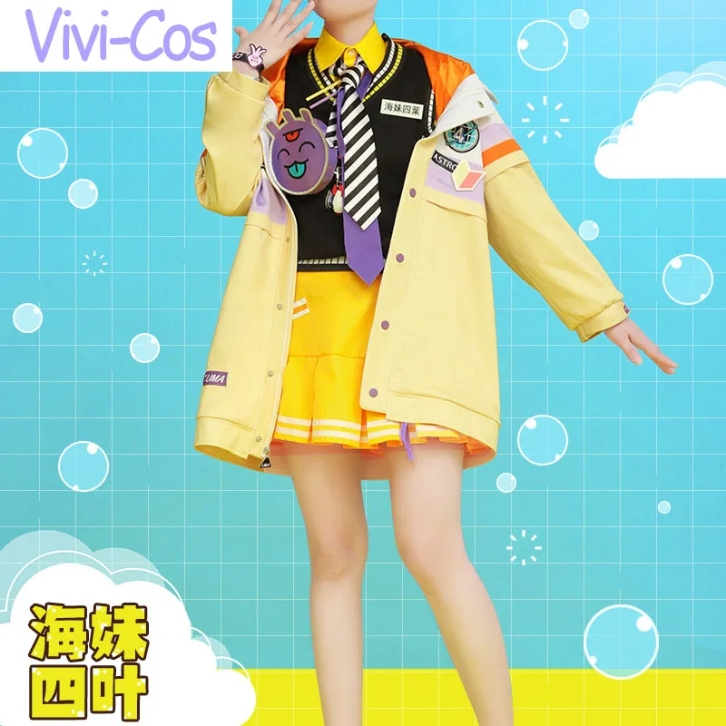 

Vivi-Cos Anime Vtuber NIJISANJI Ranuncul Umise Yotsuha Cute Gorgeous Cosplay Costume Halloween Role Play Carnival New S-XXXL