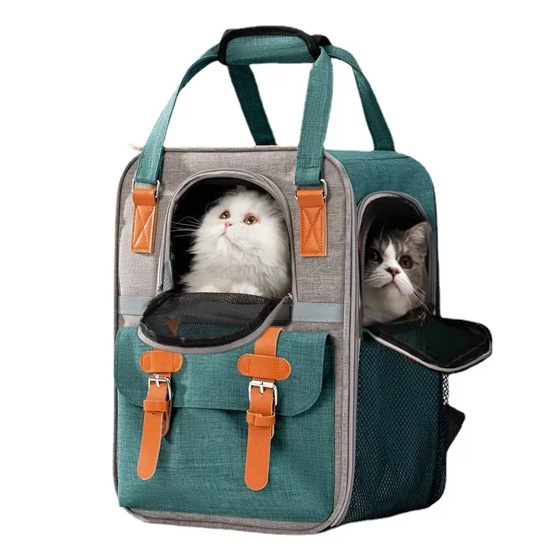

Pet Cat Carrier Dog Backpack for Small Dogs Cats Travel Portable Breathable Mesh Bichon Chihuahua Teddy Puppy Bag Pet Supplies