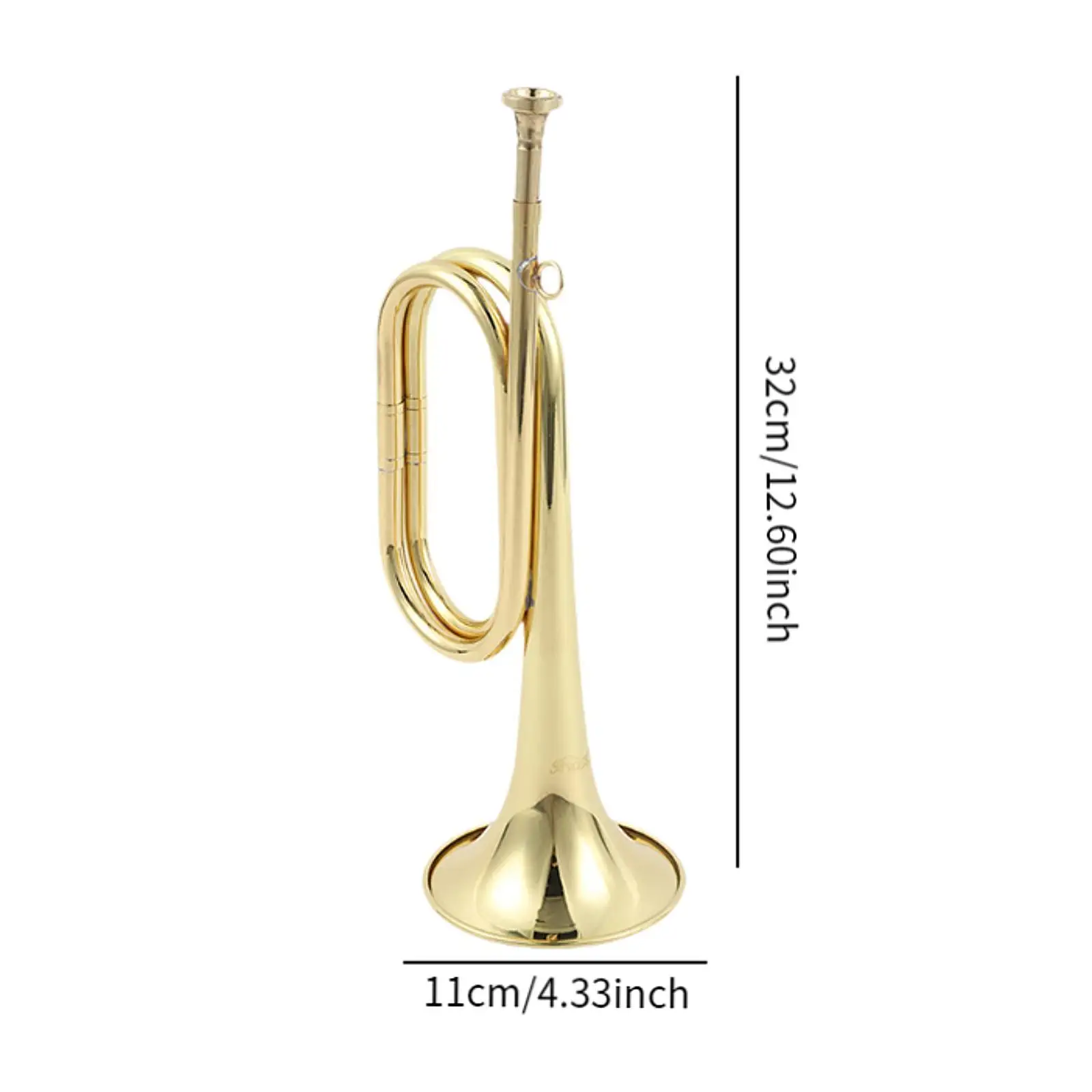 Кавалерийская труба музыкальный инструмент выдувной стеклярус для