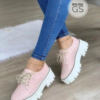 platform sneakers 2022 fall ins sequin lace up brand designer canvas shoes fashion womens loafers casual oxford chaussure femme
