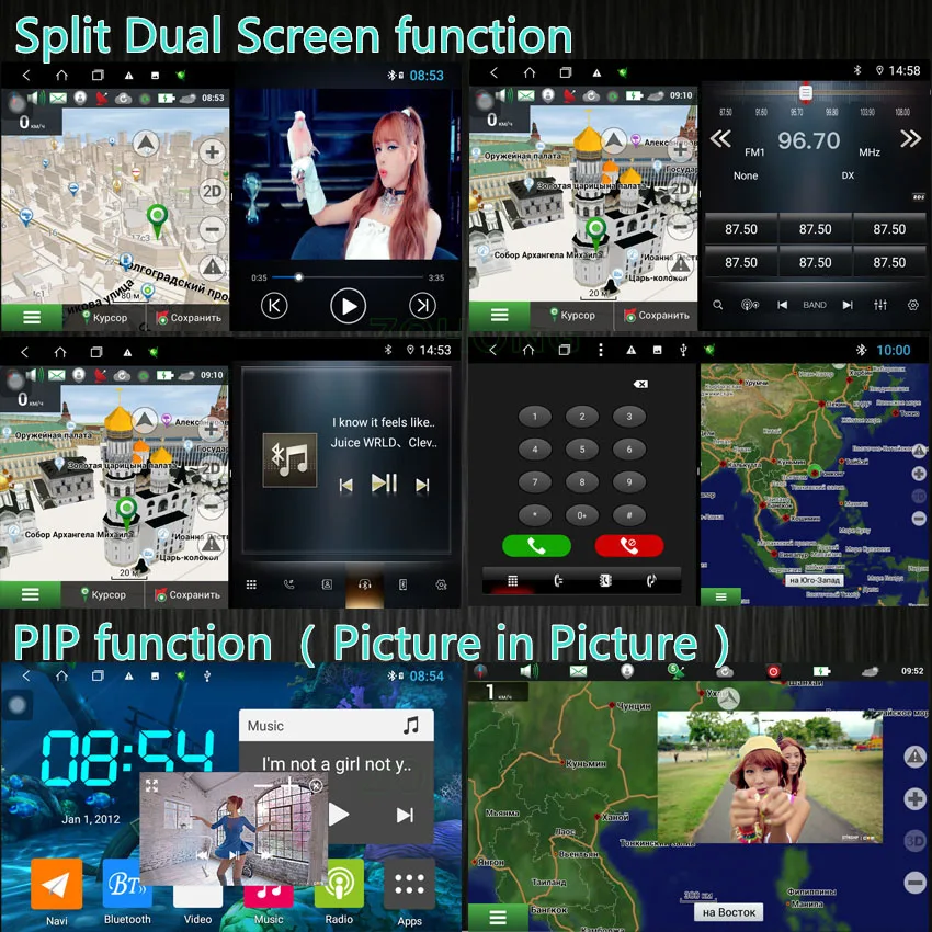 Головное устройство DSP 4G для Honda CRV CR-V 2007 2008 2009 2010 Android GPS навигация автомобильное