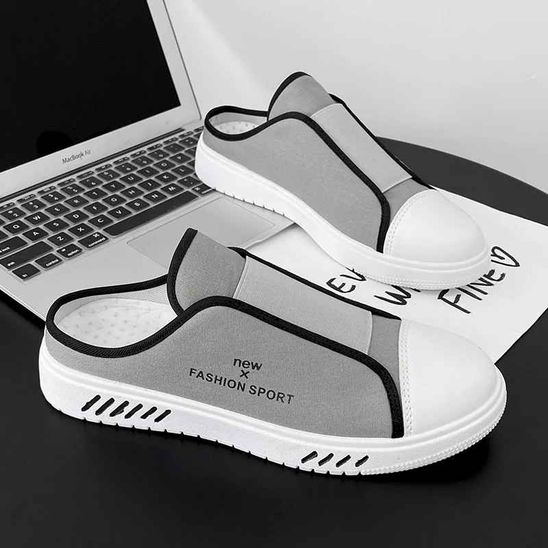

New Mens Vulcanize Shoes Casual Male Breathable Canvas Shoes Men Fashion 2022 Soft Slip On For Men Loafers Comfortable Footwear