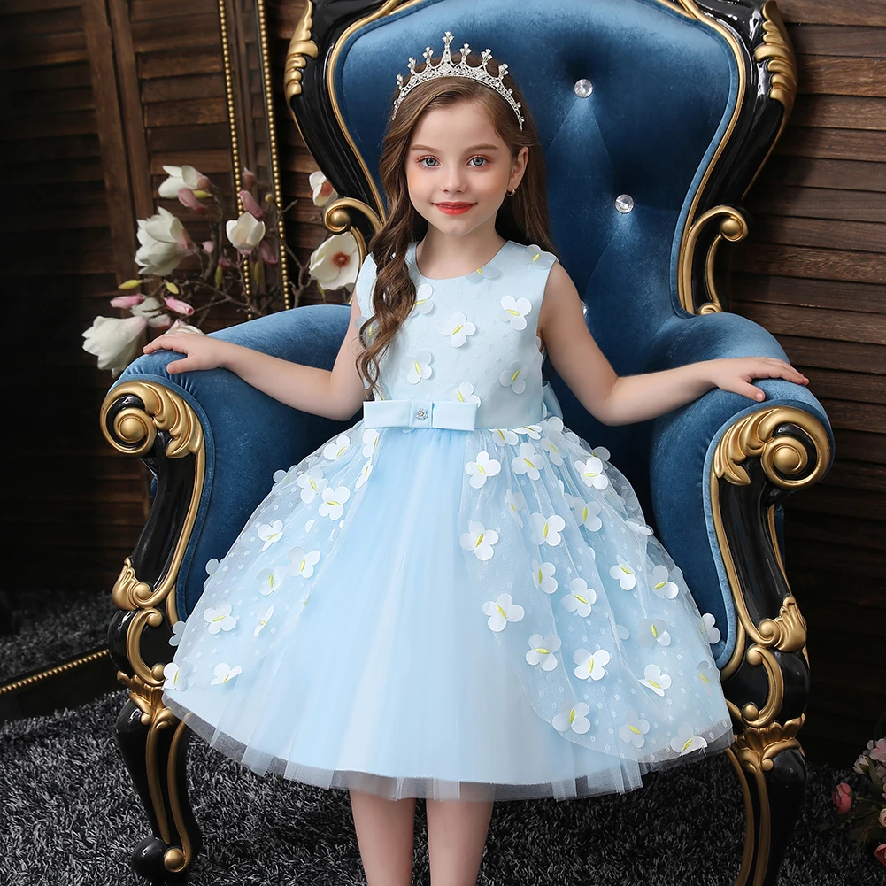 

Toddler Girl Clothes Summer Baby Birthday Party Dress For Babies From 0 12 Months Children Frocks
