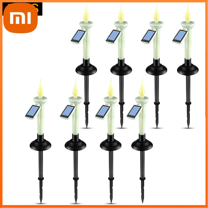 

Xiaomi солнечные окна Kaarsen Met Kandelaars Houders Водонепроницаемые светодиодные солнечные светильники для наружного освещения