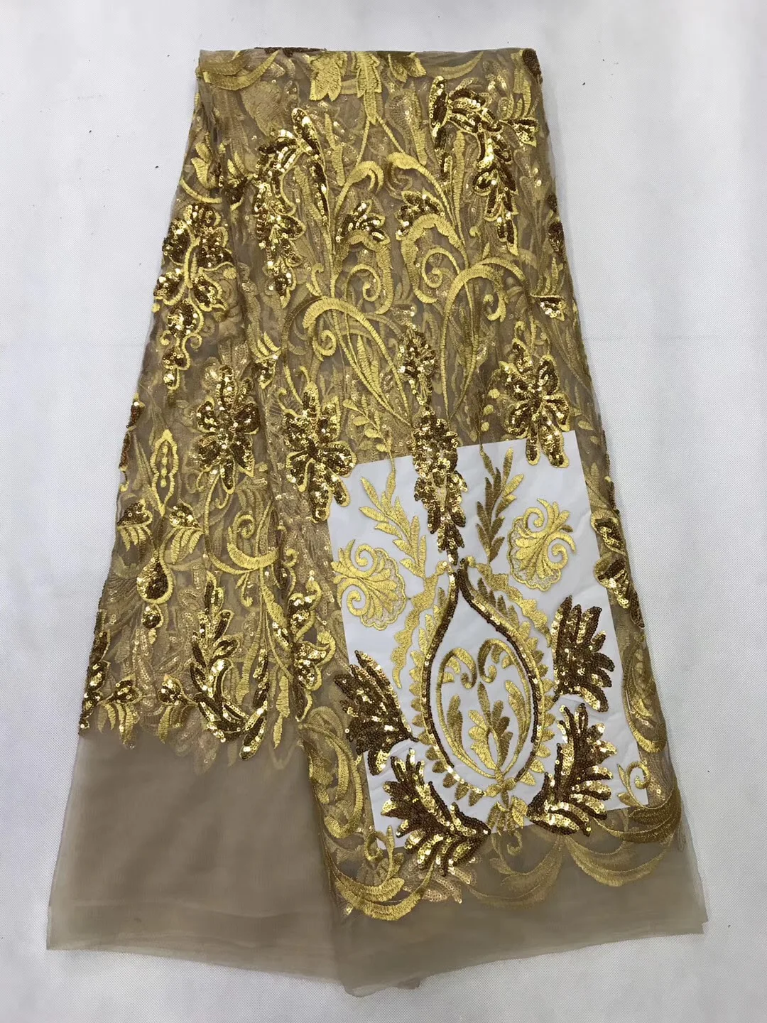 

JL897 Gold Thread African Tulle Lace Fabric for Party Dress,2016 New Arrival African Net Mesh Lace Fabric Wholesale and Retail
