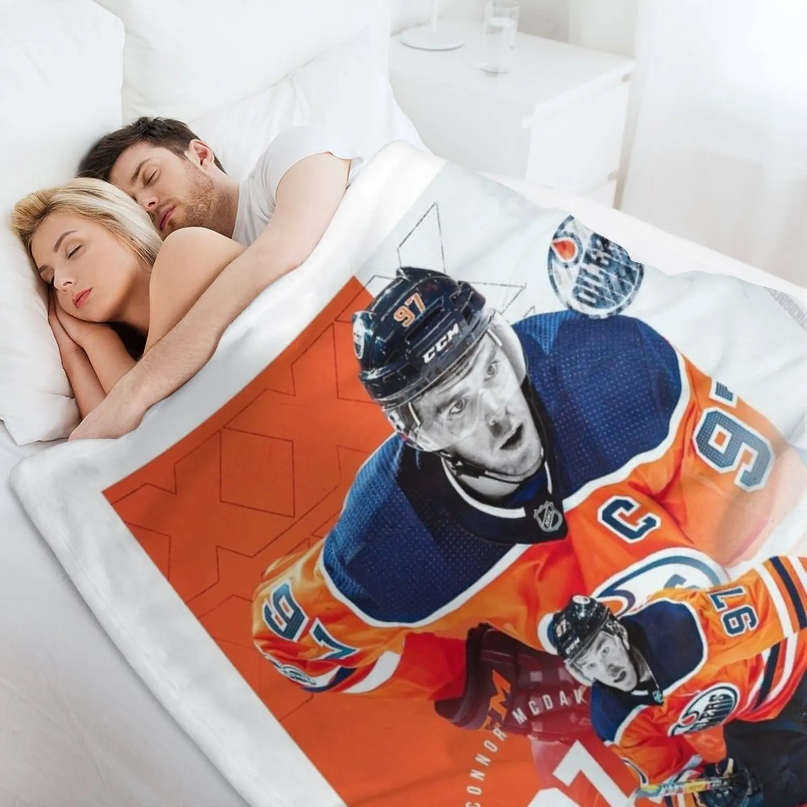 Одеяло Connor McDavid фланелевые одеяла и термобелье для дорожных одеял