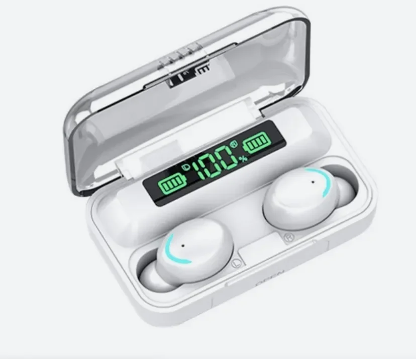 

Беспроводные наушники tws F9-5 Bluetooth с микрофоном с PowerBank сенсорное управ