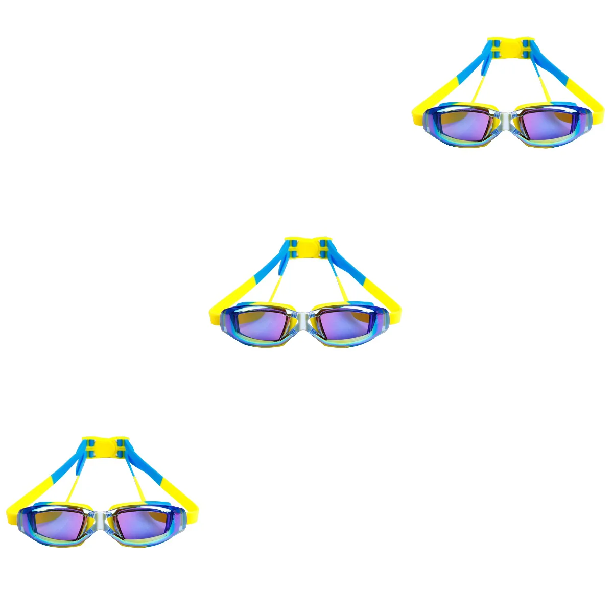 

3x Swimming Goggles For Girls Boys Children Leak Waterproof Swimming Glasses UV Protection Anti Fog Lens