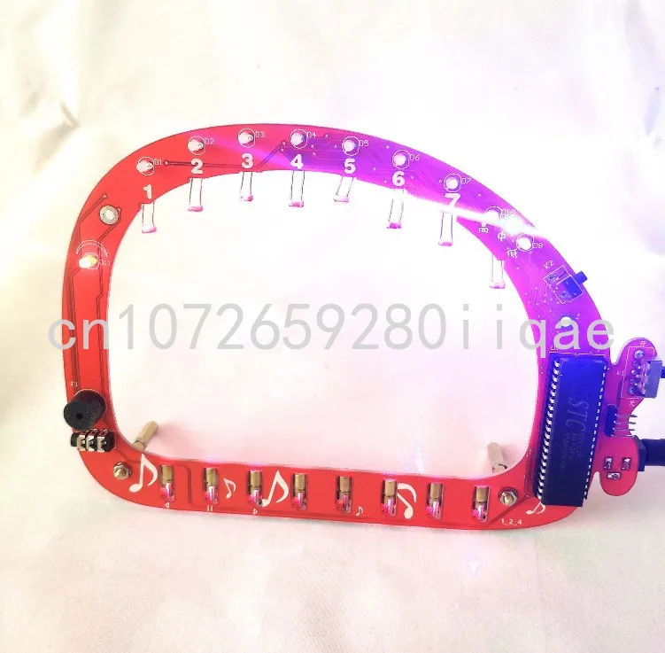 

51 Single Chip Microcomputer Laser Harp Electronic Kit Parts Creative Diy Music Circuit