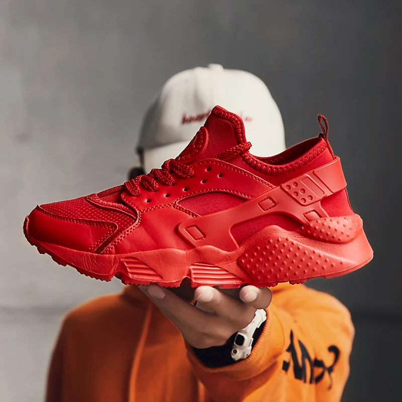 Men Running Shoes Lace-up Mesh Men Casual Shoes Lightweight Comfortable Walking Sneakers Tenis masculino Zapatillas Hombre