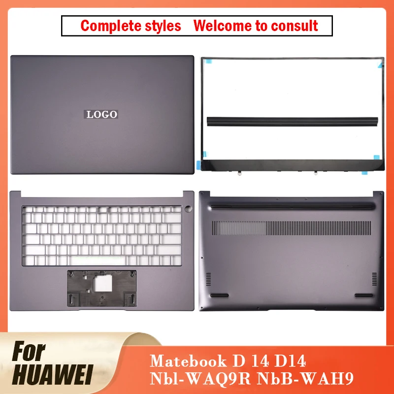 

Для HUAWEI Matebook D 14 D14 NBL-WAH9 NbB-WAE9 Новинка оригинальная задняя крышка для ноутбука с ЖК-дисплеем Передняя панель Упор для рук Нижняя крышка 14 дюймо...