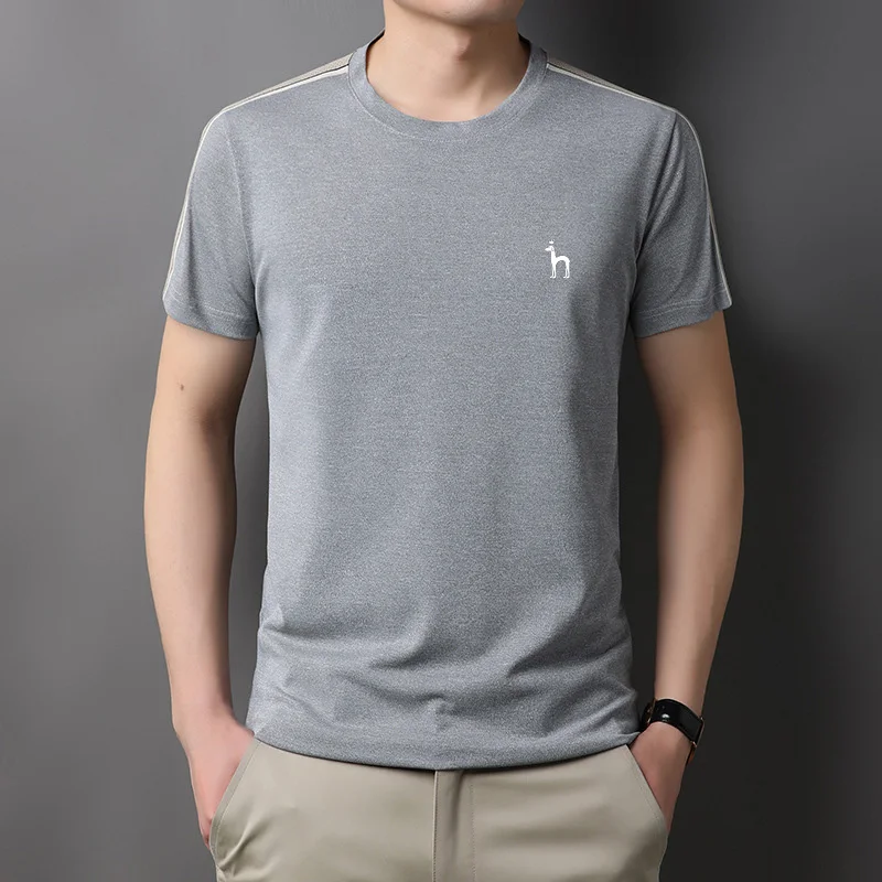 Hazzys New 2023 Summer Short Sleeve T-Shirt Men's Golf Fashion Loose Polo Shirt Men's Clothing Wear