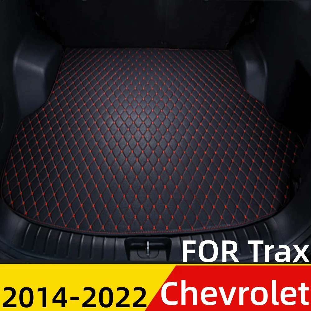 

Коврик для багажника автомобиля для Chevrolet Trax 2014-2022, для любой погоды, XPE, плоский, боковой, задний, грузовой, коврик, подкладка, задние части багажника, коврик для багажа