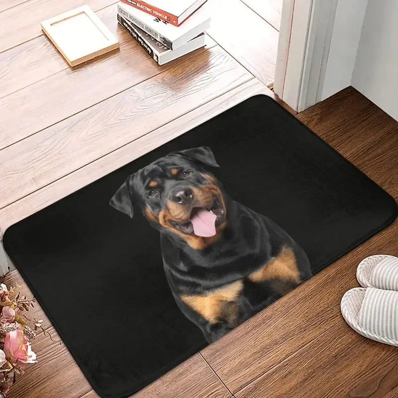 

Коврики Rottweiler для кухни и ванной, Нескользящие комнатные Придверные коврики для входной двери и гостиной