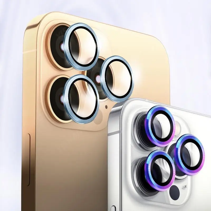 

3 шт., полное покрытие, защитная пленка для объектива камеры для iPhone 12 13 Pro Max 13 Mini, закаленное стекло для iPhone 11 Pro Max, защита для камеры