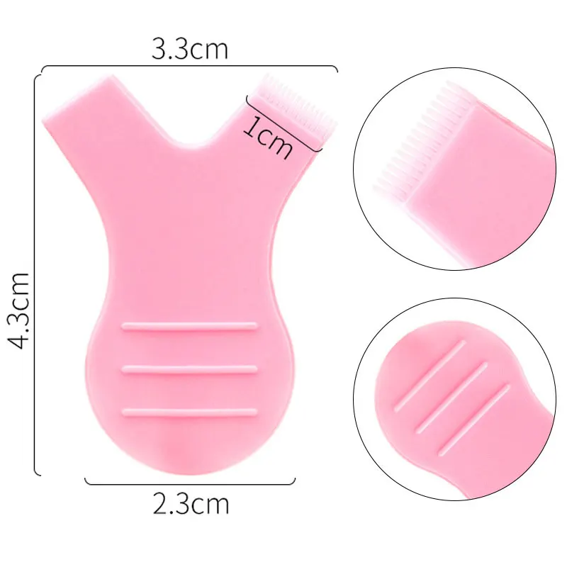 500 PCS Reusable Plastic Mascara Brush For Cleaning Eyelashes Hair Curler Y-Shaped Grafted Mascara Brush Makeup Mascara Tool