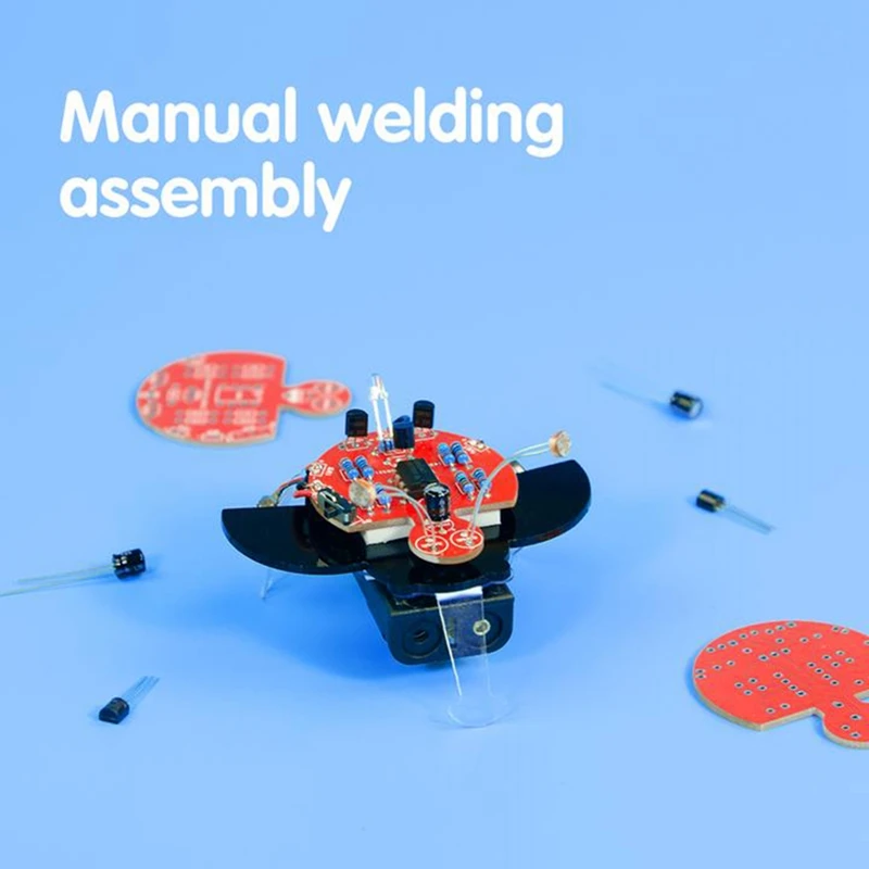 Светлячок Фоточувствительный робот электронный Обучающий набор сделай сам