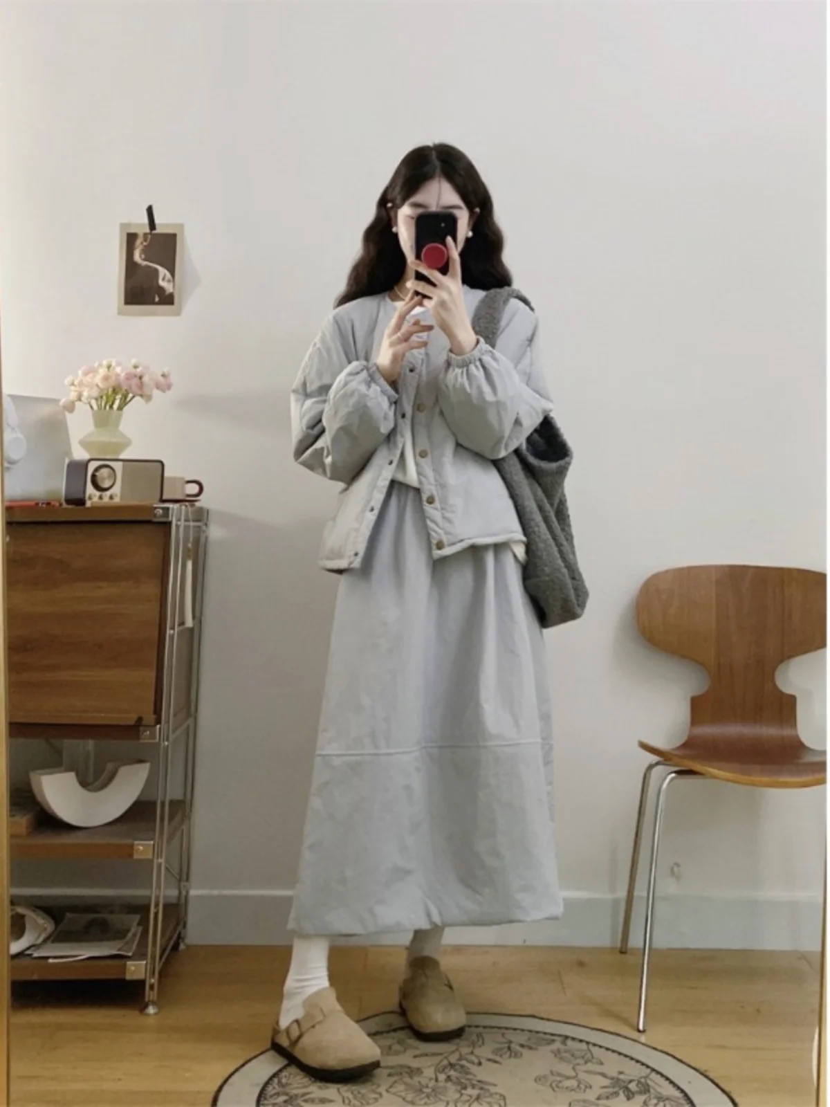 Комплект зимней одежды High Sense Женская одежда больших размеров Пухлая девушка