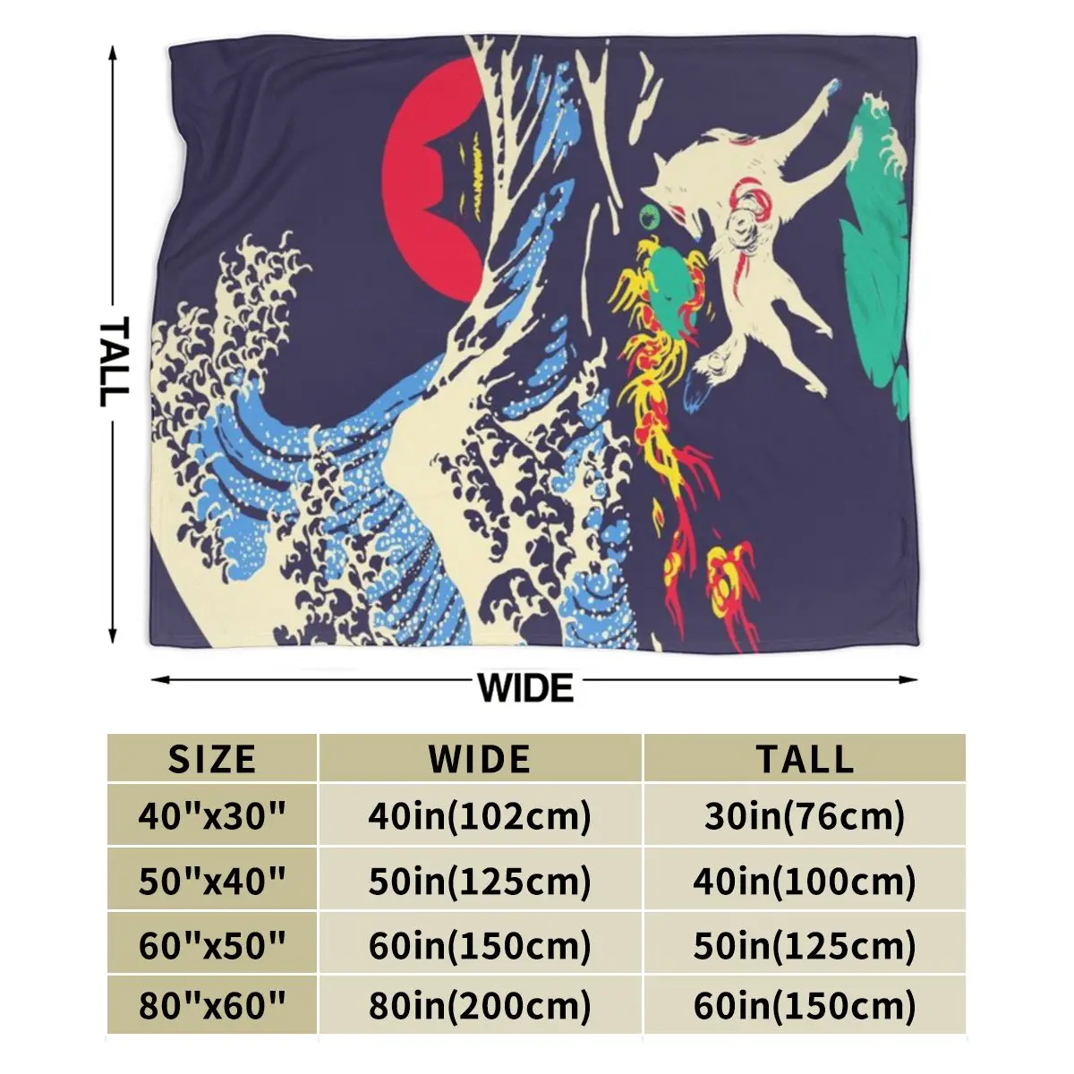 The Great Wave Off Oni Island Ультрамягкое одеяло из микрофлиса