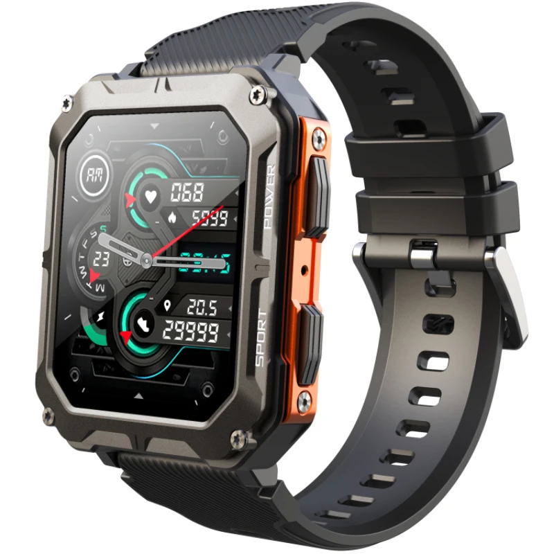 

Смарт-часы C20 Pro водонепроницаемые (IP68), 380 мАч