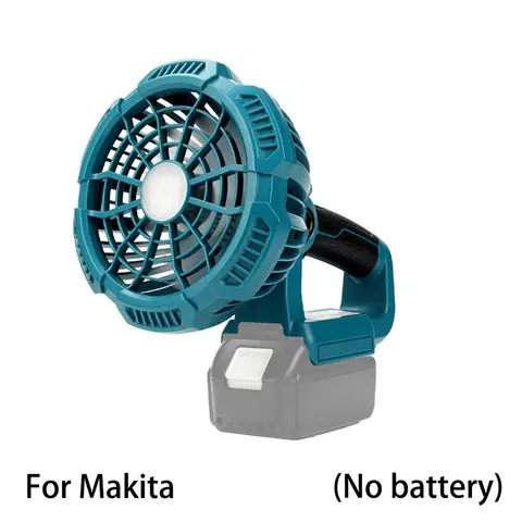 Беспроводной вентилятор со встроенным аккумулятором 3 скорости, настольный вентилятор для Makita BL1830 BL1850 BL1840 14,4-18 в, портативный вентилятор для кемпинга, работы на месте