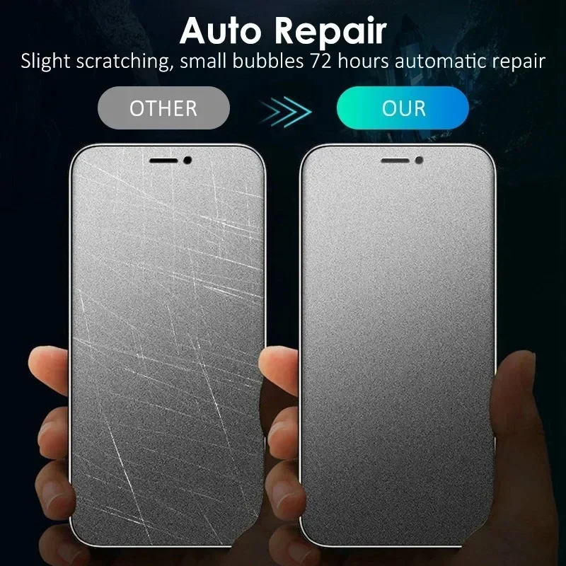 3 шт. матовое закаленное стекло с полным покрытием 9H для iPhone 14 13 Pro Max 11 15 XS X XR SE 7 8 Plus