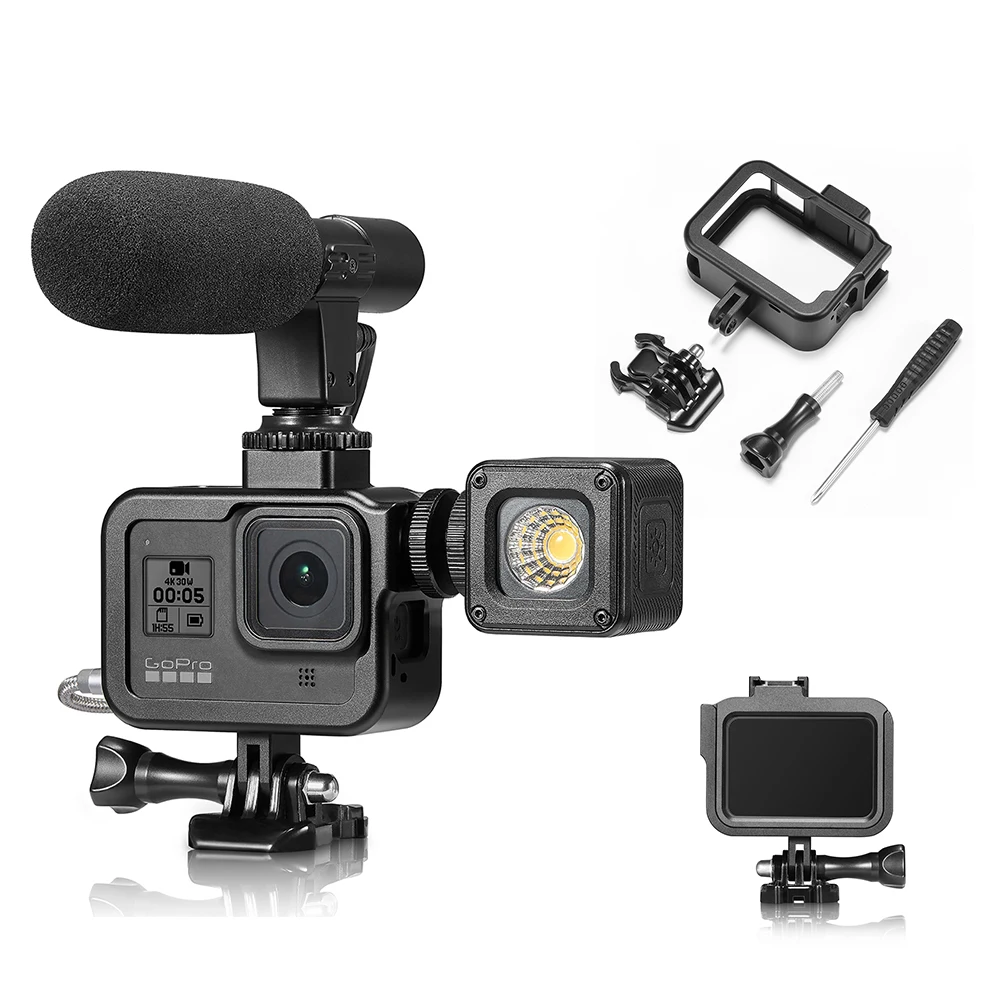 Защитная рамка для экшн-камеры Gopro Hero 8, из алюминиевого сплава