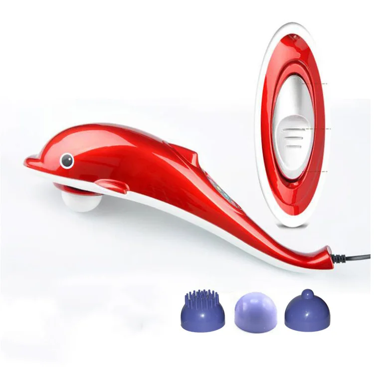 Электрический магнитный молоток для массажа спины с 6 головками вибрирующий