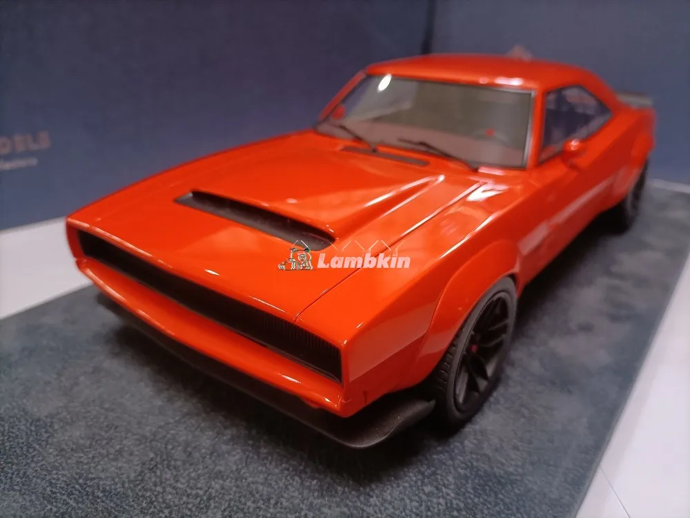 Модель автомобиля Engup 1/18 Dodge 426 Hellephant Orange Concept Классический коллекционный подарок