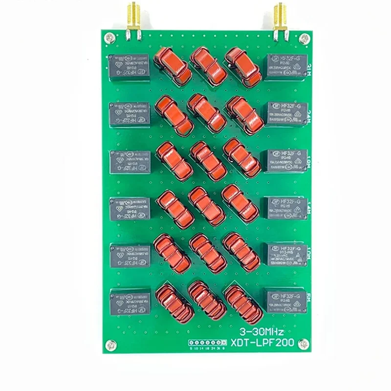 

LPF-200 коротковолновый HF фильтр нижних частот LPF для коротковолновых усилителей мощности радиоприемников 6 диапазонов 200 Вт CW/300 Вт SSB