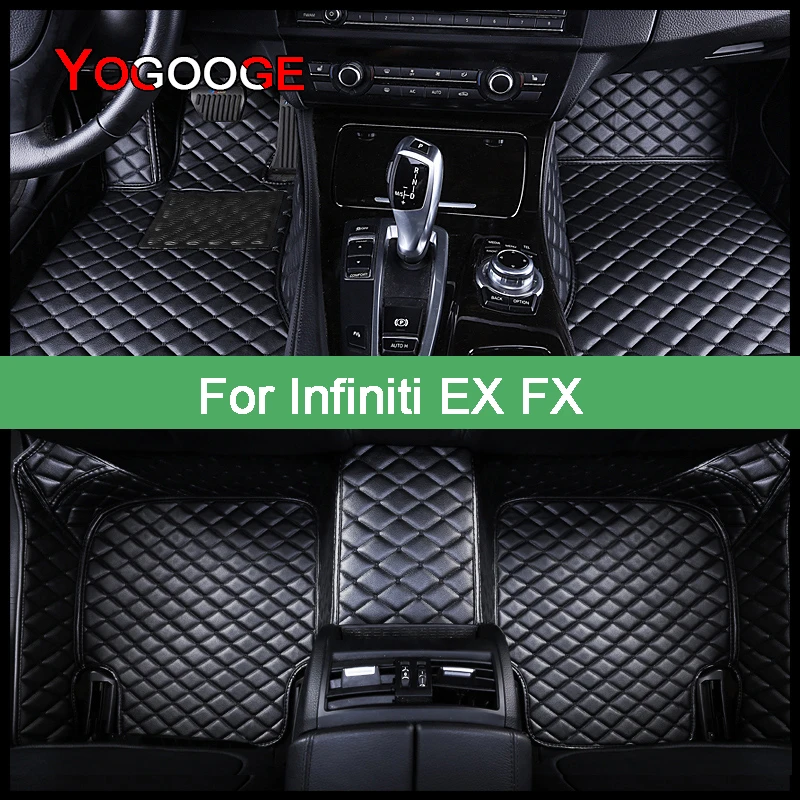 

YOGOOGE Car Floor Mats For Infiniti EX FX EX35 EX37 FX30 FX35 FX37 FX45 FX50 Foot Coche Accessories Auto Carpets