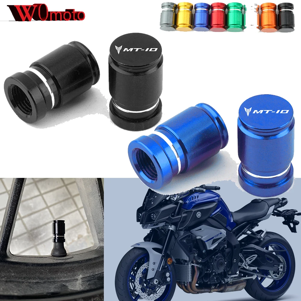 

Для YAMAHA MT10 MT-10 SP MT25 MT07 09 MT125 2016-2022, новые колпачки воздушных клапанов мотоциклетных шин с ЧПУ, колпачки для пылезащитных стеблей колесных шин