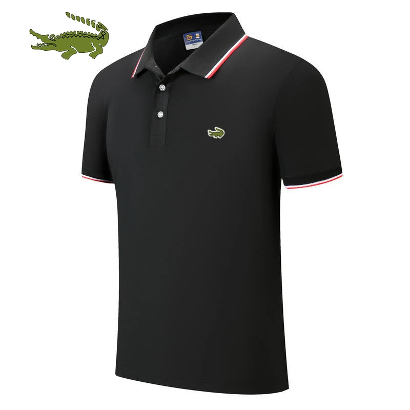 

2022 Men Brand Polo Men Shirt Short Sleeve Polo Shirt Contrast Color Polo New Clothing Summer Streetwear Casual Fashion Men Tops