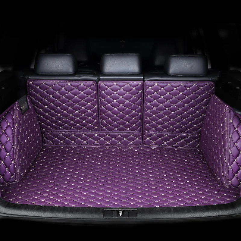 Custom Car Trunk Mat for Audi S4 All Model Automobiles Cargo Liner Boot Mats Carpets Auto Rug accessories styling interior Parts