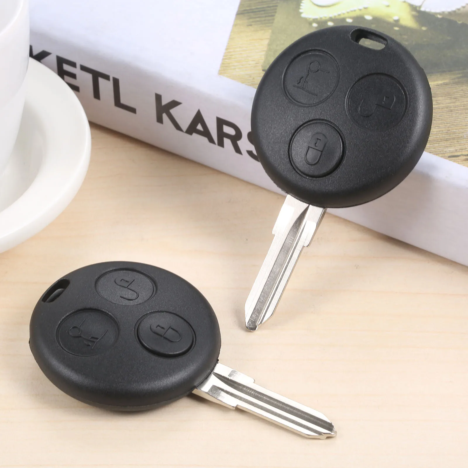 2 шт. Автомобильный Дистанционный ключ для города Smart Passion MB Fortwo 450 Forfour Roadster City Coupe