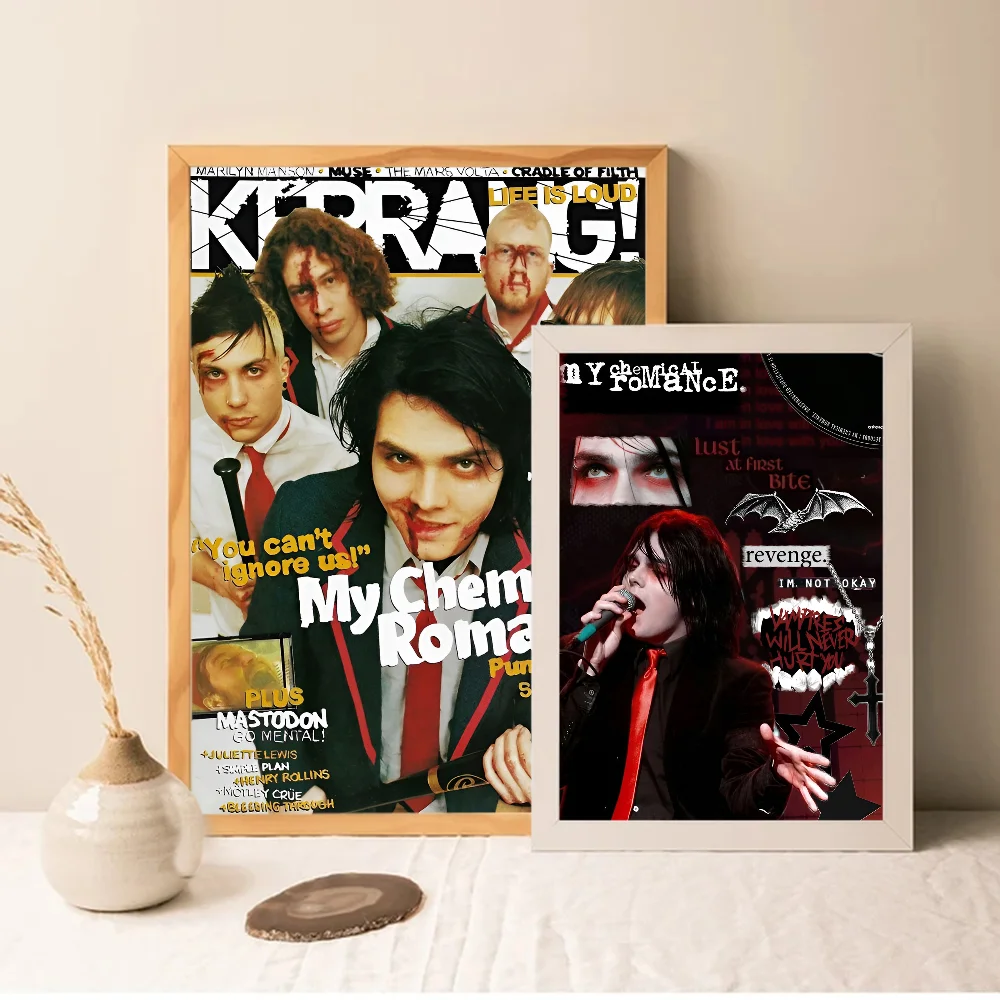 Плакат My C-Chemical R-Romance Band винтажный стиль