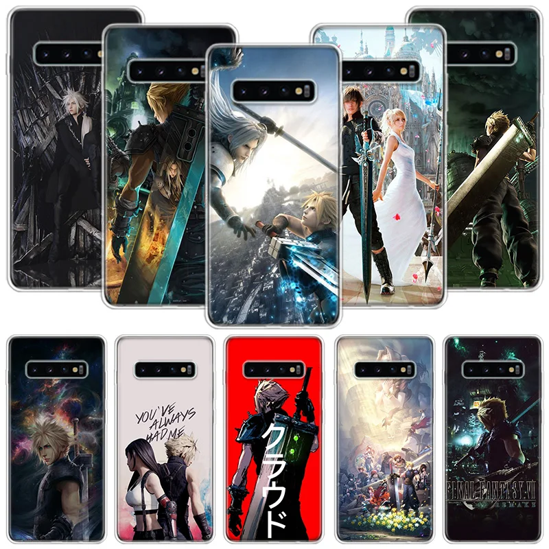 Фото Чехол для телефона Final Fantasy VII для Samsung Galaxy S26 S25 Edge S24 S23 FE S22 Ultra S21 Plus S20 + Fundas Cover Coque Galaxy S25 S №1