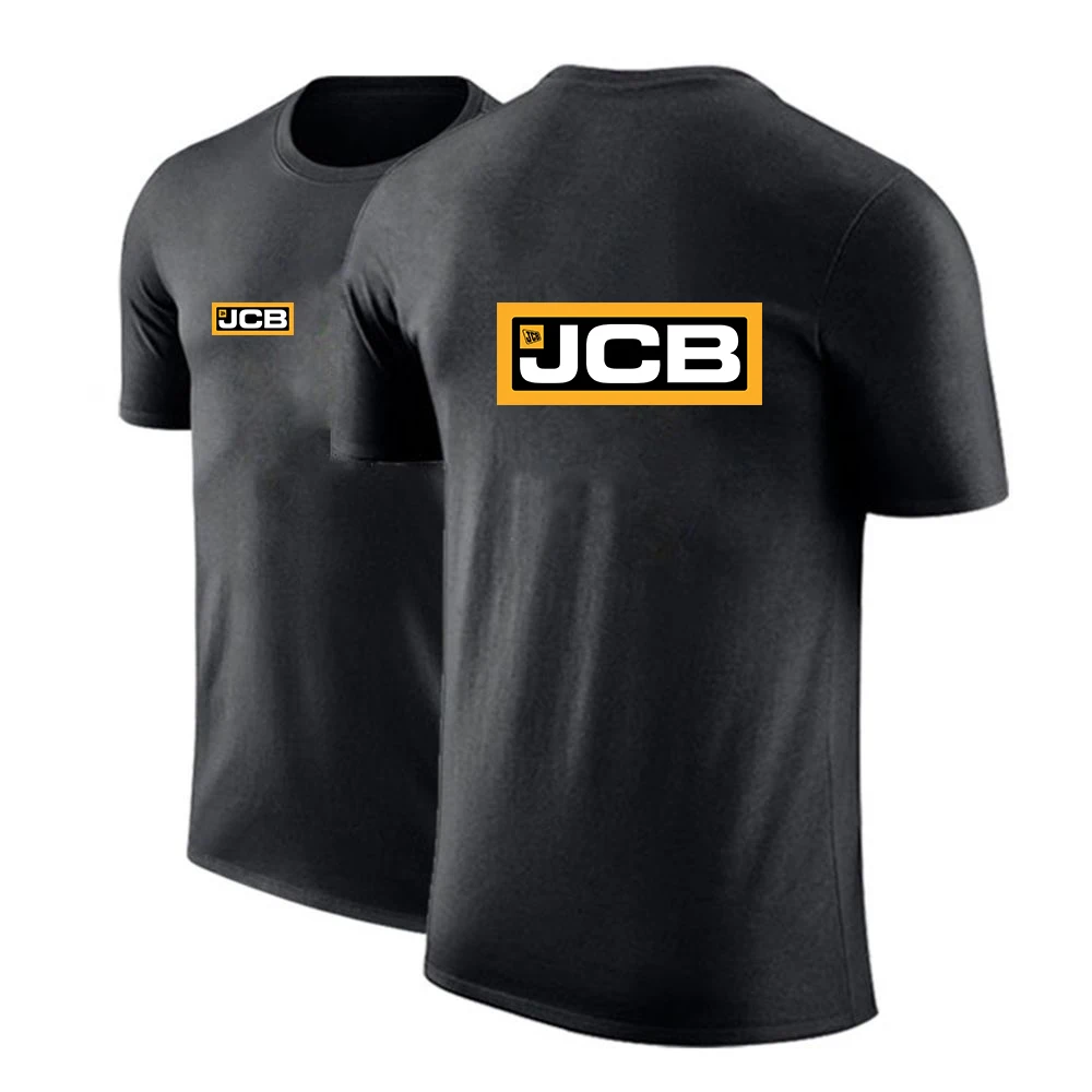 

Midnight Star Excavator Jcb Printing Fashion 2023 New Men's Summer Short Sleeves Round Neck Leisure Breathable T Shirts Tops