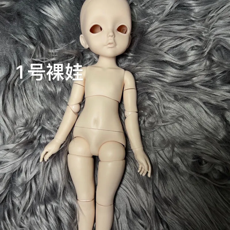 

New Resin bjd Doll 1/6 Bald 30cm Height Joint Doll No Makeup Diy Toy Girls Play House Dress Up Gifts