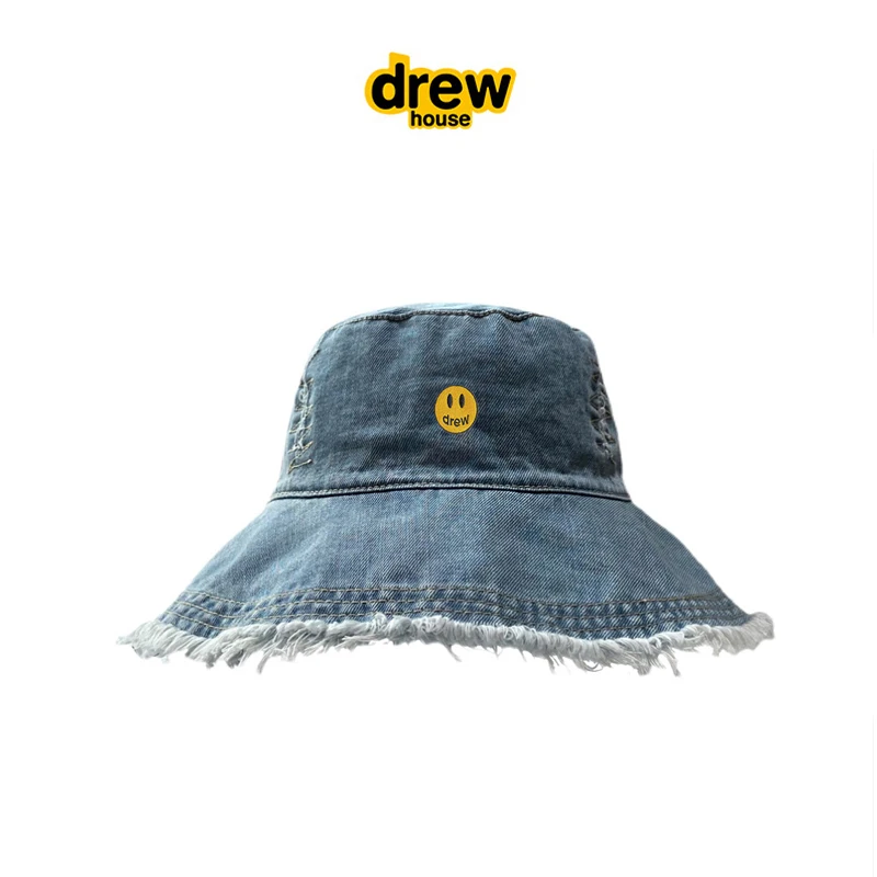 [Official Website Genuine Goods] Smiley Face Goods Large Brim Sun-Proof Fisherman Hat Women Make Your Look Small...