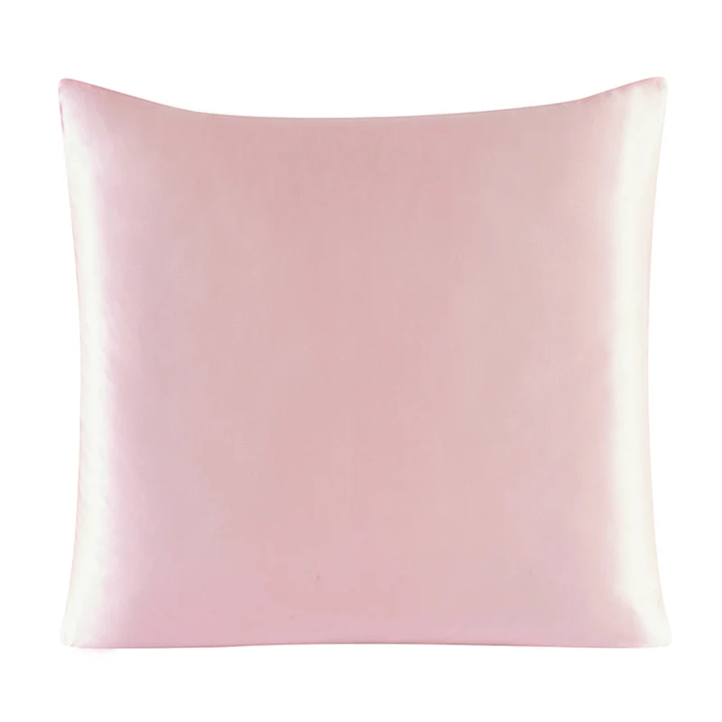 

Наволочка для подушки без сердечника 25 мм, натуральный шелк, декоративная квадратная Наволочка на молнии для дома, гостиной