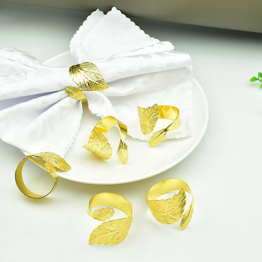

Золотое кольцо для салфеток, металлическое кольцо для салфеток в форме листьев ивы, металлический материал, кольцо для салфеток в форме кленового листа, Золотая Пряжка для салфеток