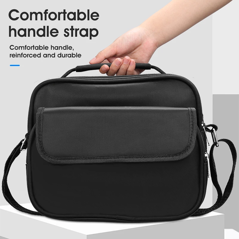 

Free shipping FTTH Optical Fiber tool kit Nylon material Antifouling waterproof Optical VFL power meter bag 23cmX16cmX19cm