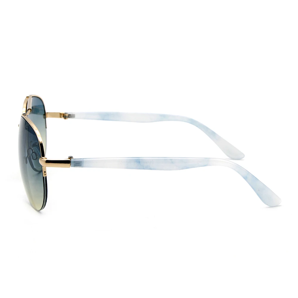 Круглые очки из нержавеющей стали Óculos De Sol