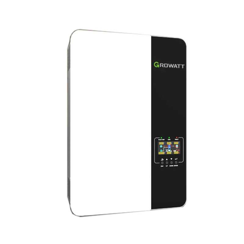 

Growatt SPF5000ES 5KW off grid solar power inverter with MPPT solar controller AC charger can do parallel with 6pcs with wifi