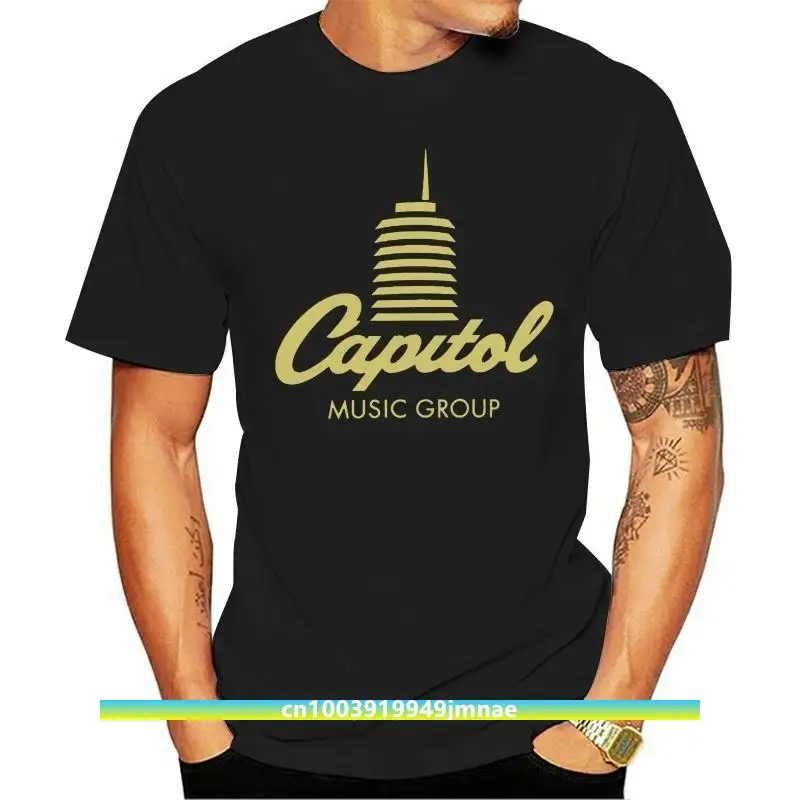 

Funny Men t shirt Women novelty tshirt Capitol Records Tower Logo T-Shirt men cotton tshirt summer brand teeshirt euro size
